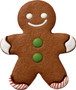 Gingerbread Man with Impression Cookie Cutter