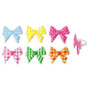 Bows Asst Cake or Cupcake Topper ( 6 pc )*