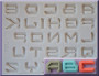 Science Fiction Alphabet Moulds