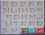Alphabet Science Fiction Silicone Mold*