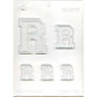 Letter R Collegiate Chocolate Mold