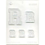 Letter R Collegiate Chocolate Mold*
