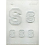 Letter S Collegiate Chocolate Mold