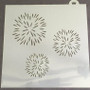 Fireworks Cookie Stencil