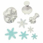 Snowflakes Mini Plunger Cutter  ( 3 pc )