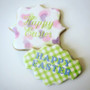 Happy Easter 2 Fonts Cookie Stencil