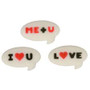 Love Messages Pressed Sugar ( 9 pc )