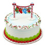 Stocking Banner Layon Cake Topper