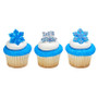 Let it Snow Cake and Cupcake Toppers ( 6 pc )