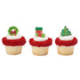 Whimsical Christmas Cake and Cupcake Toppers 