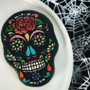 Rose Sugar Skull Cookie Stencil