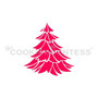 Woodsy Tree Cookie Stencil 