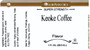 Keoke Coffee Flavoring 1 oz