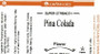 Pina Colada Flavoring 1 oz