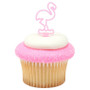 Flamingo Cake or Cupcake Topper ( 6 pc )