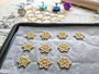 Snowflake Cookie Stamper Set ( 4 pc )