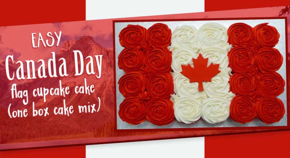 CAKE Canada Day Flag cake, 9x13, quarter sheet CAKE, buttercream cake –  23sweets