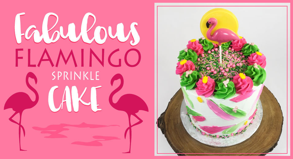 Fabulous Flamingo Cake