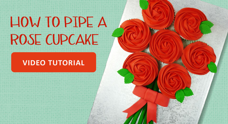 How to Pipe Bouquet of Cupcake Roses