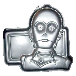 star wars c3p0 cake pan