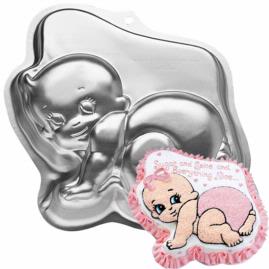 crawling baby cake pan