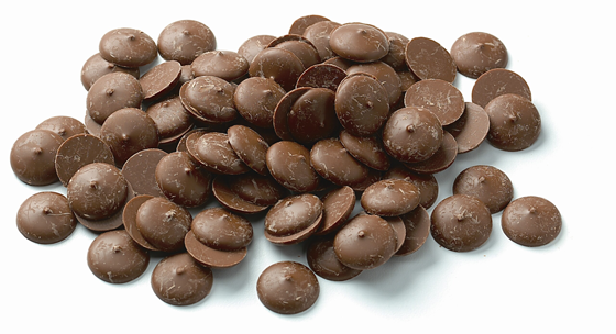 bulk chocolate wafers -in milk chocolate