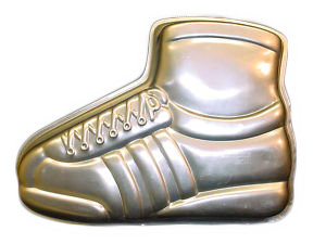 running shoe cake pan