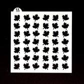 Canadian Maple Leaf Stencil