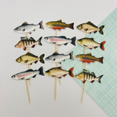 Fish Cupcake Toppers (12pc)
