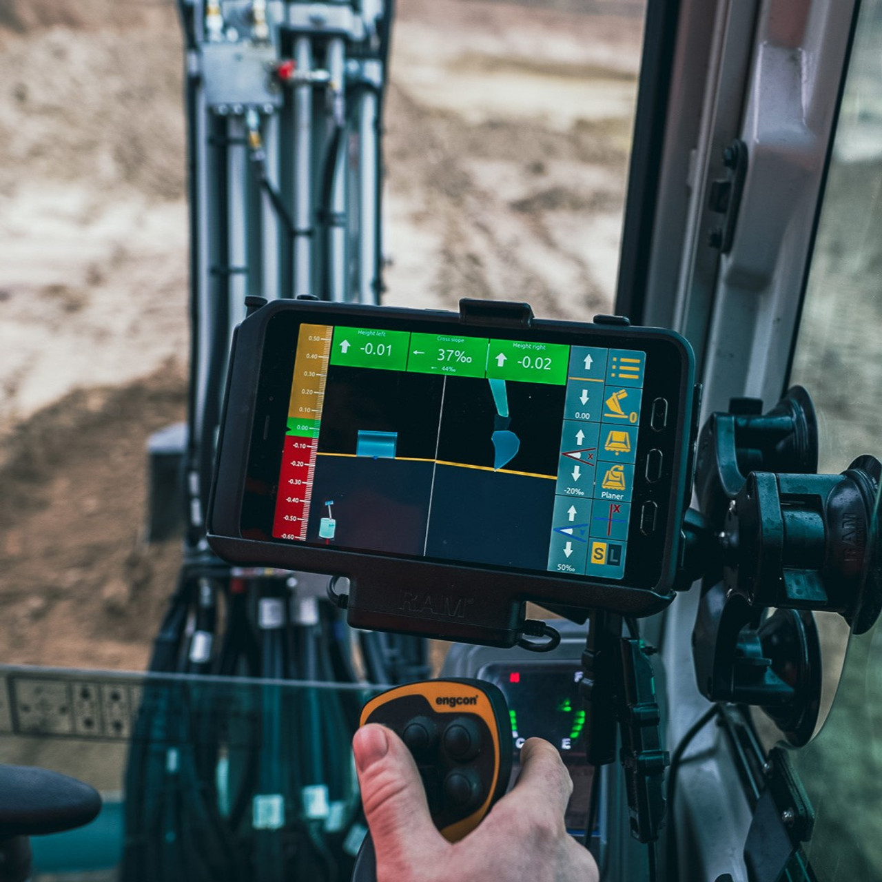 2D machine control system