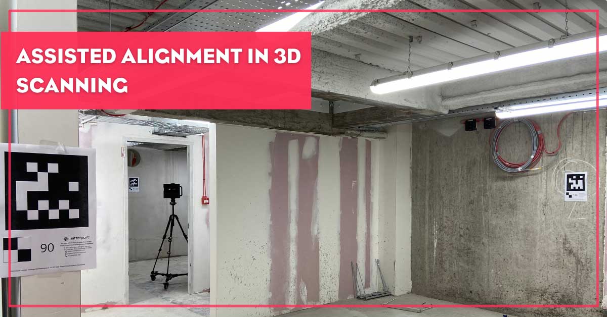 Assisted alignment in 3D scanning 