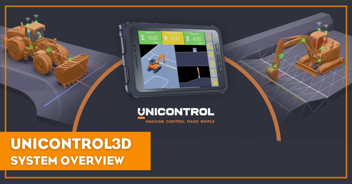 Unicontrol3D machine control - system overview