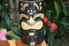 Laughing Tiki Mask 8" - Hand Carved Smiley Tiki | #bag1504820