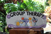 Tiki Bar "Group Therapy" Happy Hour Sign 16" | #snd2504440