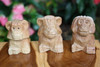 Set of "3 Wise Monkeys" Hear Speak See No Evil - Hand Carved | #rum03
