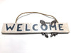 Welcome Sign 14" w/ Crab - Coastal Decor | #ort1706635