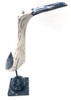 Decorative Heron Bird 14" - Rustic Blue Coastal Decor | #ort1704834b