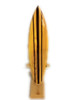 Classic Surfboard Natural w/ Vertical Stand 12" - Trophy | #wai350130n