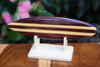 Classic Surfboard Brown w/ Horizontal Stand 8" - Trophy | #wai350220b