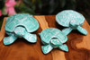Set of 3 Turtles Ashtray/Keepsake Boxes Turquoise | #wib3708