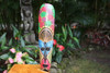 Colorful Tribal Tiki Mask 20" Tattoo - Primitive Art | #wib370450e