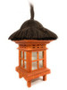 Balinese Lantern 24" w/ Coconut Husk Roof & Glass Siding | #tks01
