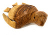 Beautiful Hand Carved Turtle 12" - Monkeypod Wood | #rti200830