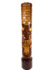 Strength Tiki Totem 40" Brown Finish - Warrior Hand Carved | #bag15069100