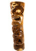 Premium  Love & Strength Thick Tiki Totem 40 inch -Deep Carving - Hawaii Museum | #yuy3807100