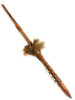 Koa Spear 42 inch w/ 10 Shark Teeth - Double Stack Brown Feathers Made In Hawaii | #koa888bbb