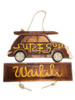 Surf'Up, Waikiki Woody Car Sign 15" - Surf Decor | #dpt5084
