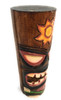 Tiki Totem 8" w/ Sunny Hawaii - Hand Carved & Painted | #dpt535820c