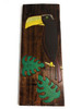 Toucan Bird & Monstera Leaf Relief 20" X 8" - Wall Art Wood Panel | #dpt516350