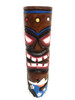 Tiki Totem 10" w/ Mai Tai Cocktail- Hand Carved & Painted | #dpt535825g